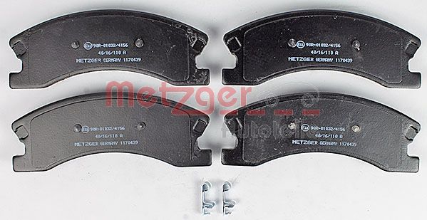 METZGER 1170439 Bremsbelagsatz, Scheibenbremse
